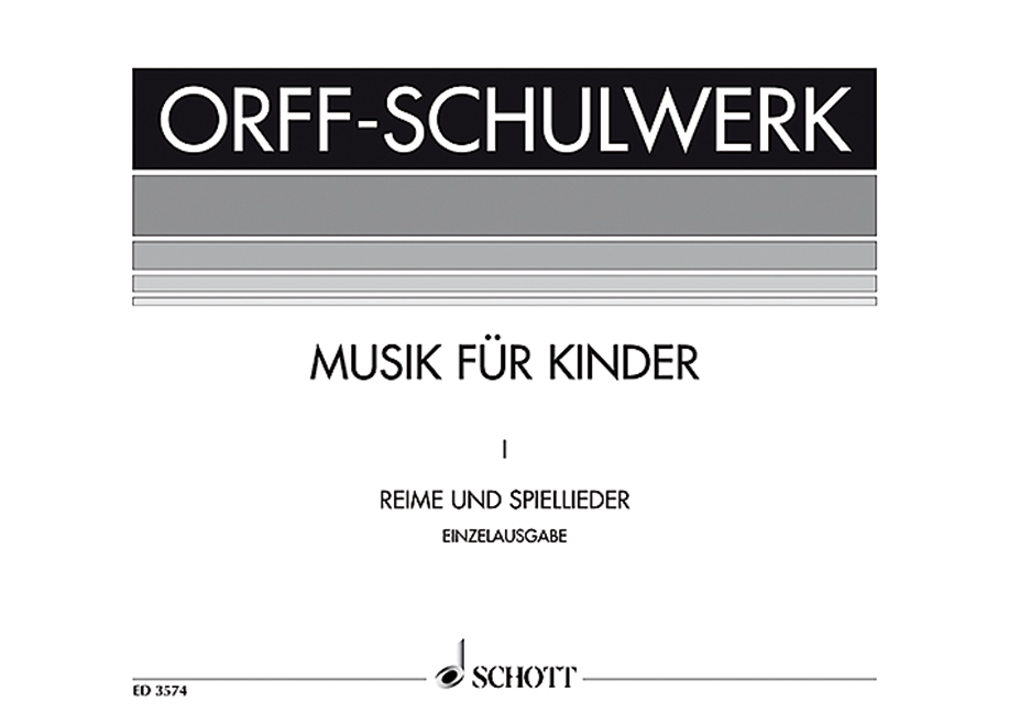 Vorderes Coverbild Reime und Spiellieder 
