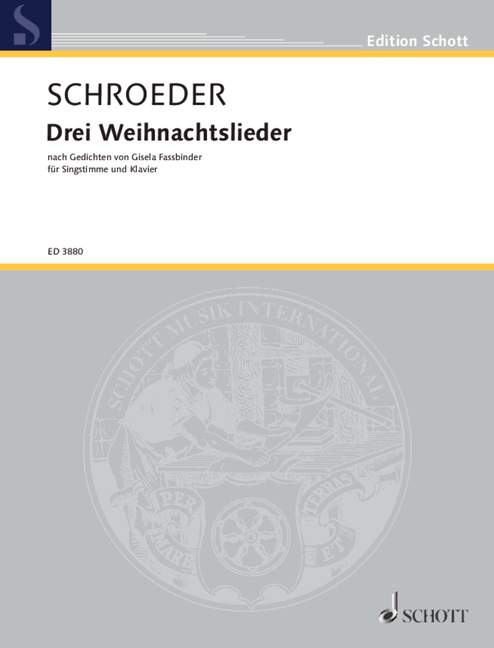 Vorderes Coverbild Drei Weihnachtslieder 