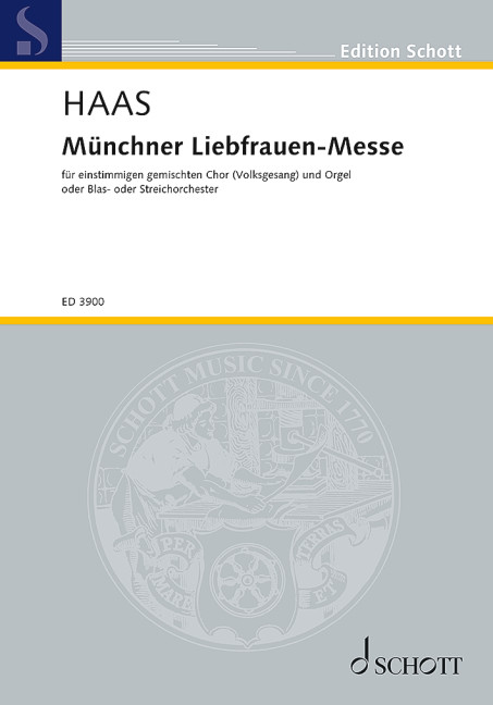 Vorderes Coverbild Münchner Liebfrauen-Messe op. 96 