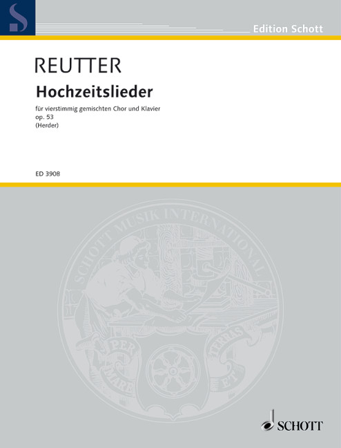 Anderes Coverbild Hochzeitslieder op. 53 