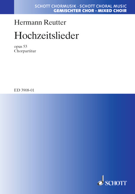 Anderes Coverbild Hochzeitslieder op. 53 