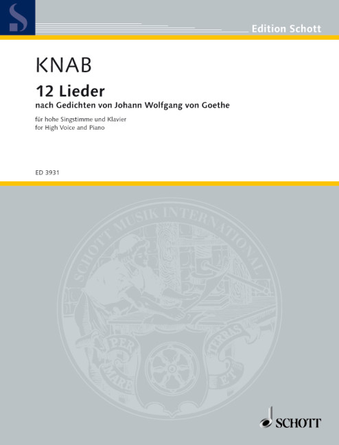 Anderes Coverbild 12 Lieder 