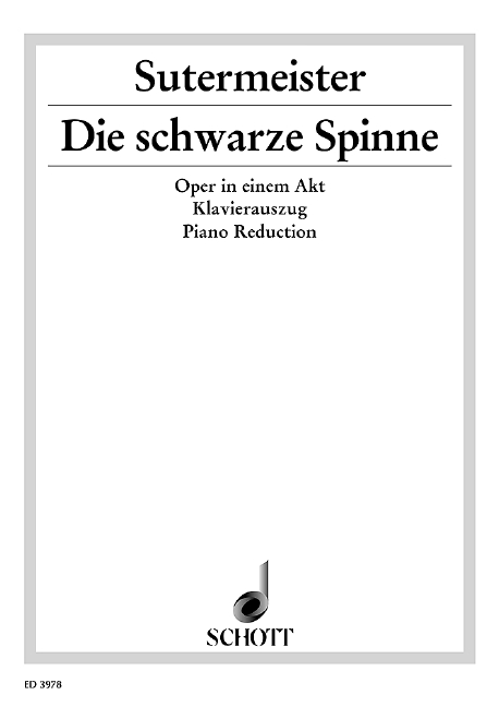 Vorderes Coverbild Die schwarze Spinne 
