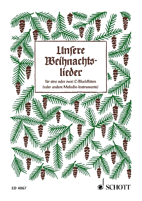 Vorderes Coverbild Unsere Weihnachtslieder 