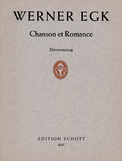 Vorderes Coverbild Chanson et Romance 