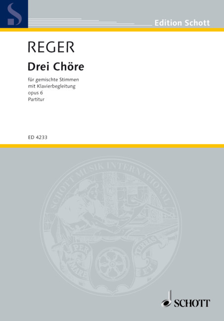 Anderes Coverbild Drei Chöre op. 6 