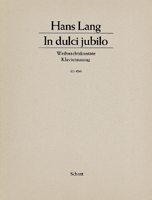 Vorderes Coverbild In dulci jubilo op. 51 