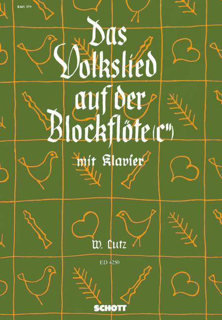 Vorderes Coverbild Das Volkslied auf der Blockflöte (c'') 