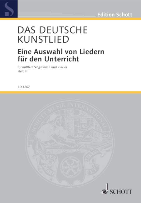 Vorderes Coverbild Das deutsche Kunstlied 