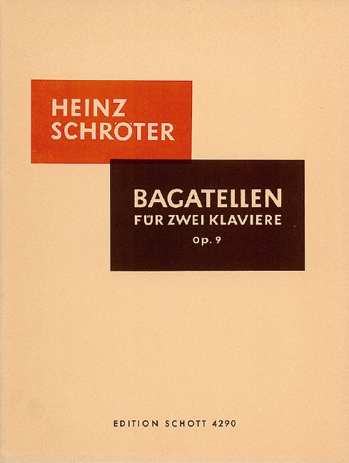 Vorderes Coverbild Bagatellen op. 9 