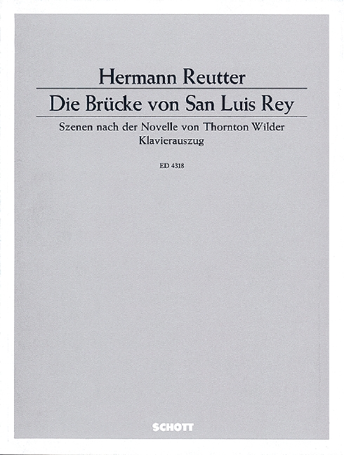 Vorderes Coverbild Die Brücke von San Luis Rey 