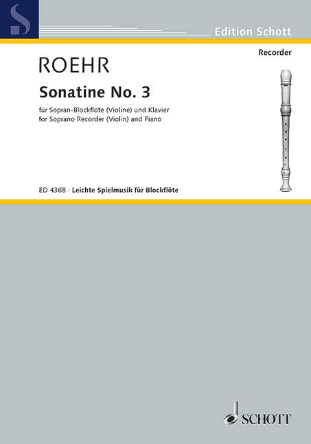 Vorderes Coverbild Sonatine No. 3 