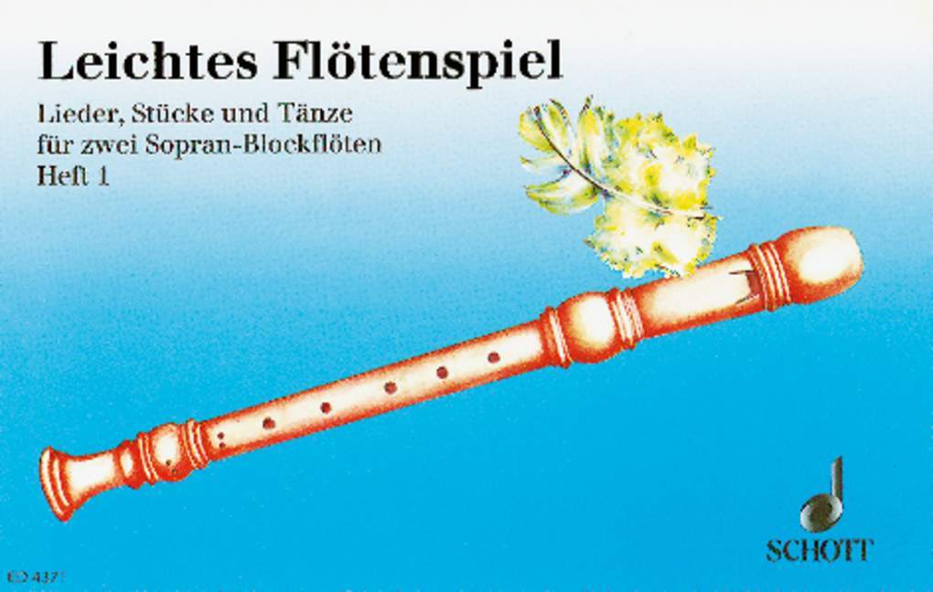 Vorderes Coverbild Leichtes Flötenspiel Band 1