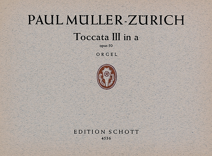 Vorderes Coverbild Toccata III in A op. 50 