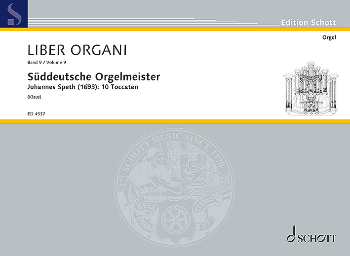 Vorderes Coverbild Süddeutsche Orgelmeister Band 9