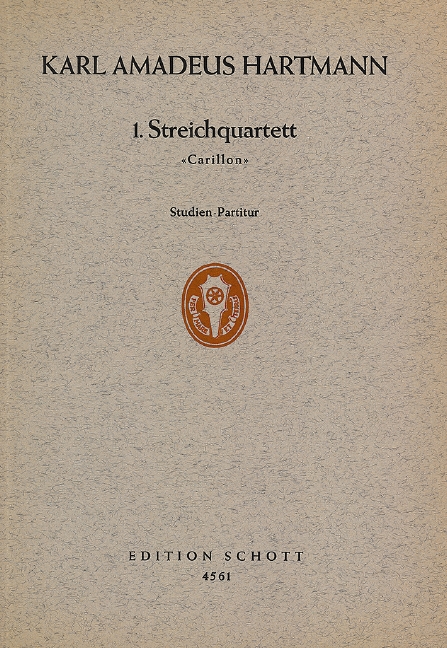 Vorderes Coverbild 1. Streichquartett 