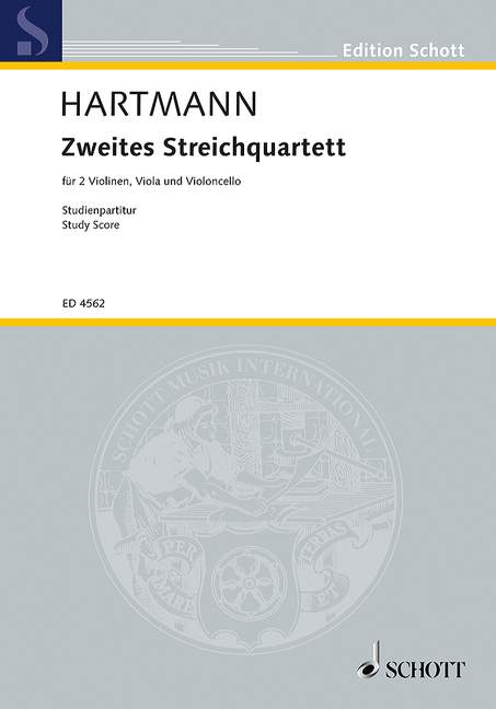 Vorderes Coverbild 2. Streichquartett 
