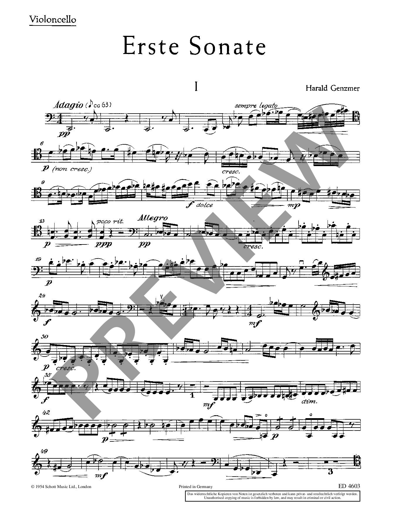 Anderes Coverbild 1. Sonate GeWV 226 