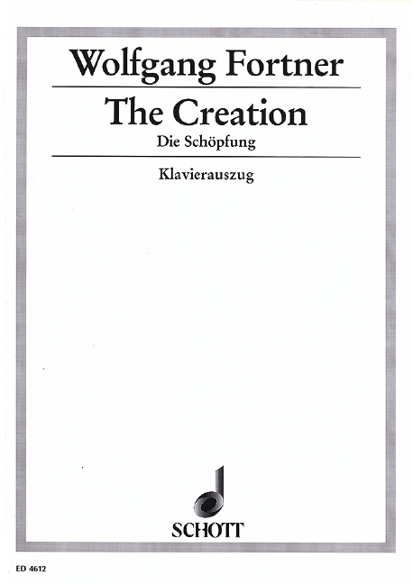 Vorderes Coverbild The Creation - Die Schöpfung 