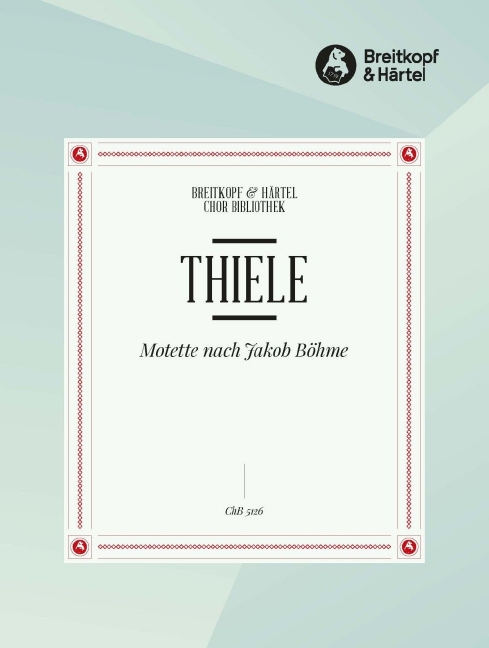 Anderes Coverbild Motette nach Texten von Böhme