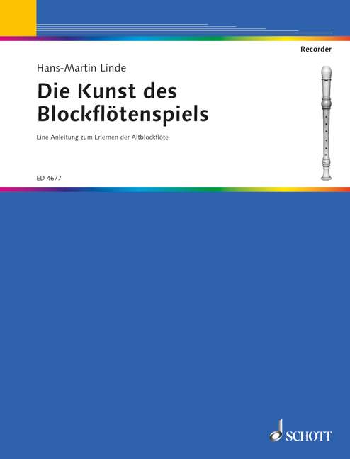 Vorderes Coverbild Die Kunst des Blockflötenspiels 