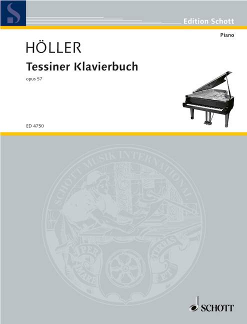 Vorderes Coverbild Tessiner Klavierbuch op. 57 