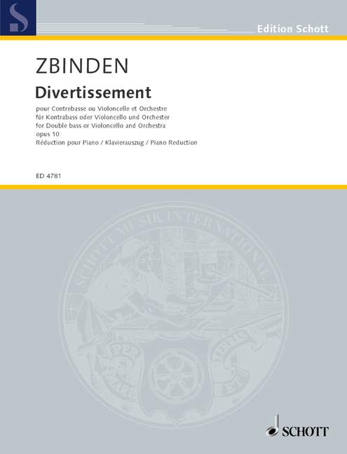 Vorderes Coverbild Divertissement op. 10 
