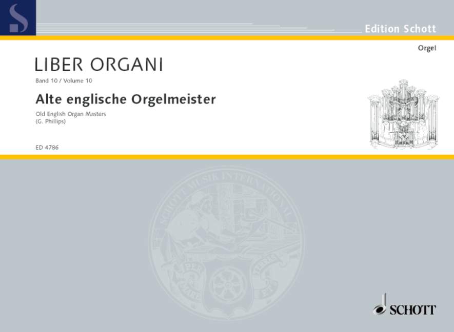 Vorderes Coverbild Alte englische Orgelmeister Band 10