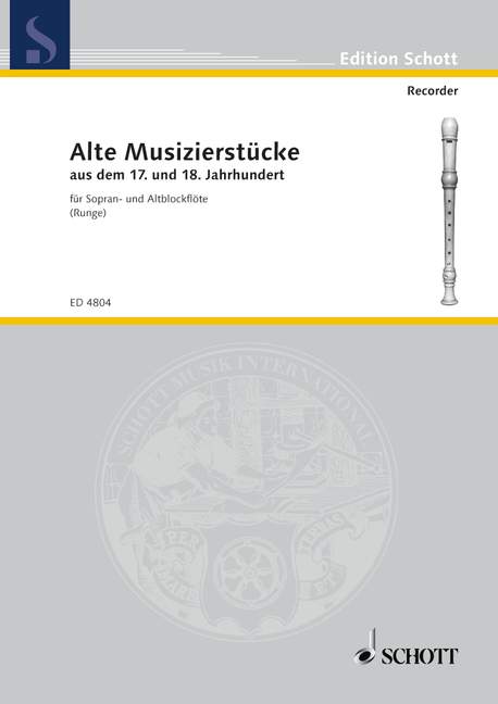 Vorderes Coverbild Alte Musizierstücke 