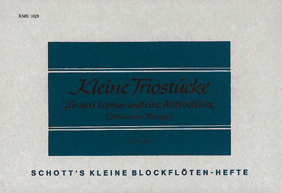 Vorderes Coverbild Kleine Triostücke 
