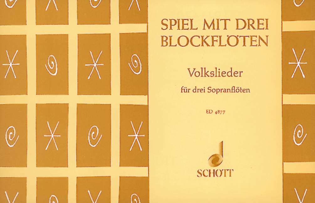 Vorderes Coverbild Spiel mit 3 Blockflöten 