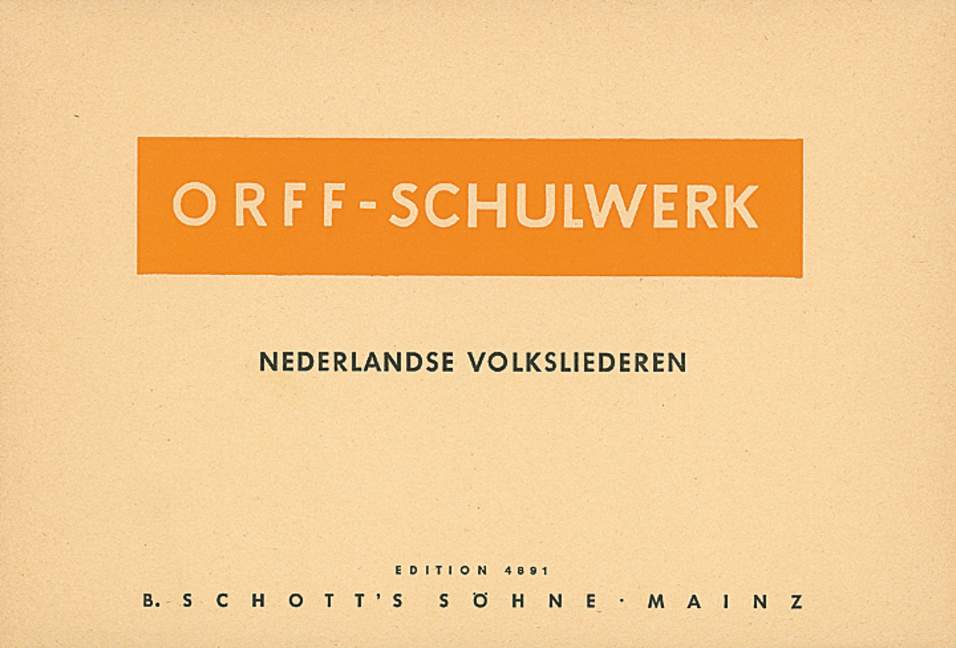 Vorderes Coverbild Nederlandse Volksliederen 