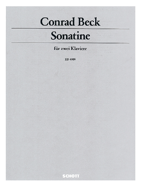 Vorderes Coverbild Sonatine 