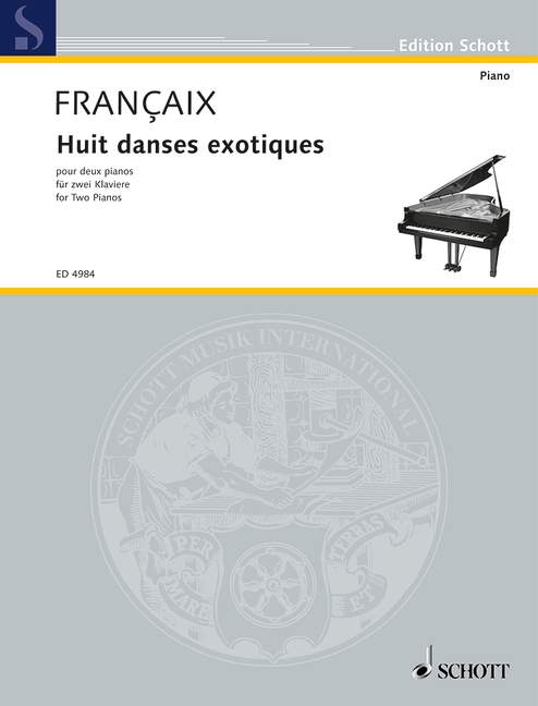 Vorderes Coverbild Huit danses exotiques 