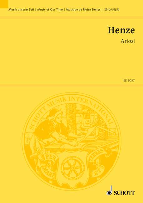 Vorderes Coverbild Ariosi 