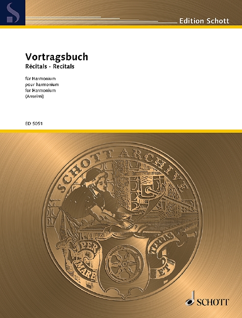 Vorderes Coverbild Vortragsbuch für Harmonium 