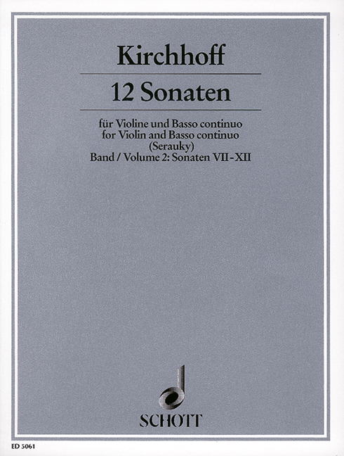 Vorderes Coverbild 12 Sonaten 