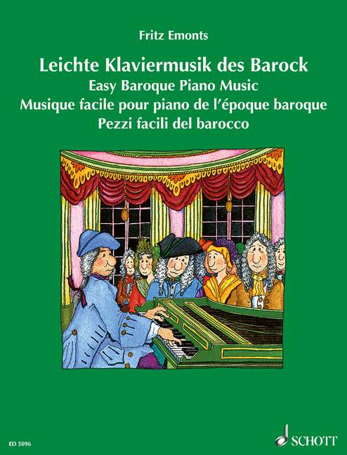 Vorderes Coverbild Leichte Klaviermusik des Barock 