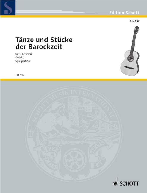 Vorderes Coverbild Tänze und Stücke aus der Barockzeit 