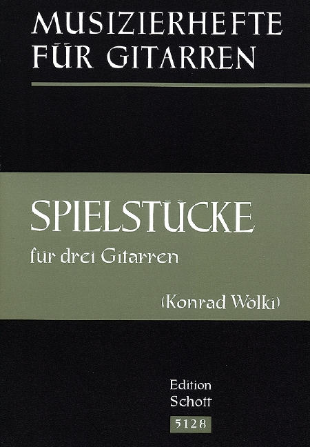 Vorderes Coverbild Spielstücke für drei Gitarren 