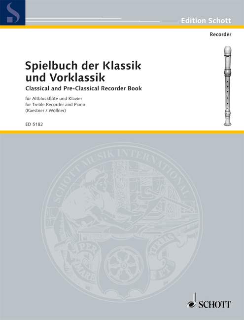 Vorderes Coverbild Spielbuch der Klassik und Vorklassik 