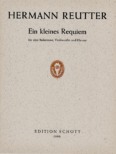 Vorderes Coverbild Ein kleines Requiem 