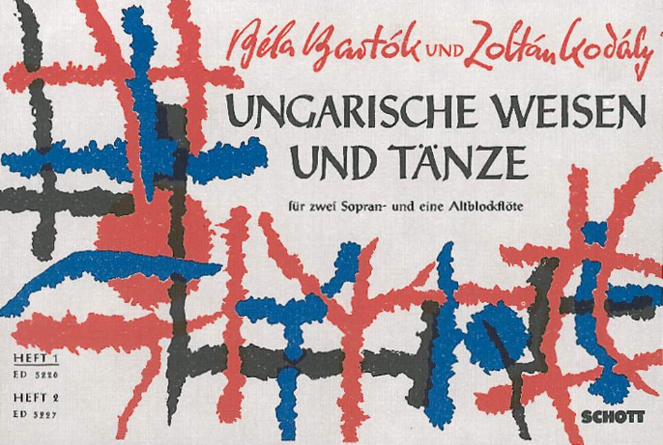 Vorderes Coverbild Ungarische Weisen und Tänze Band 1