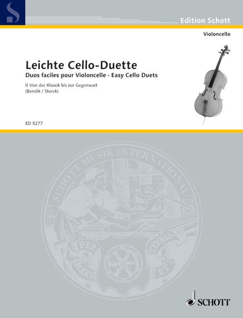 Vorderes Coverbild Leichte Cello-Duette 