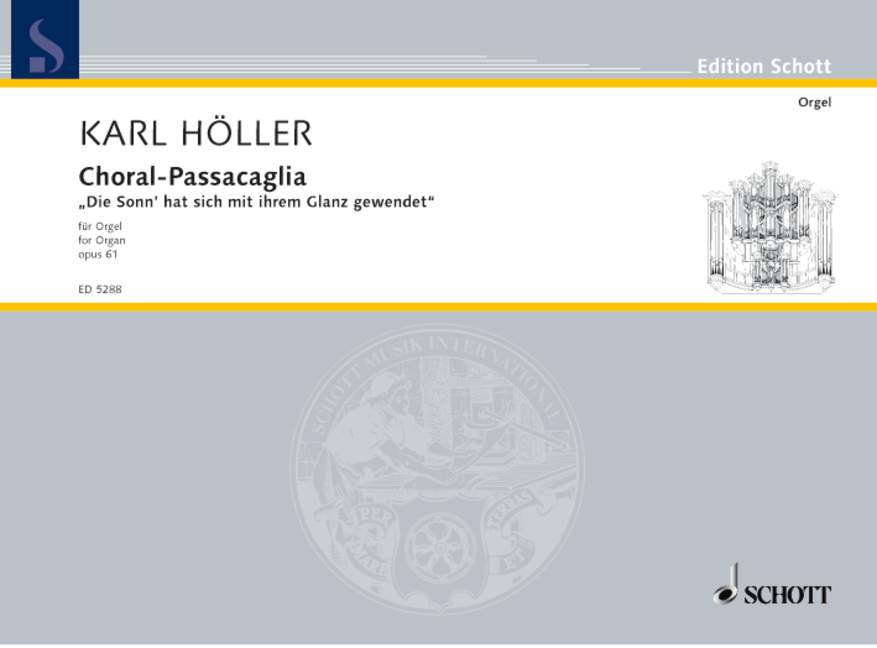 Vorderes Coverbild Choral-Passacaglia op. 61 