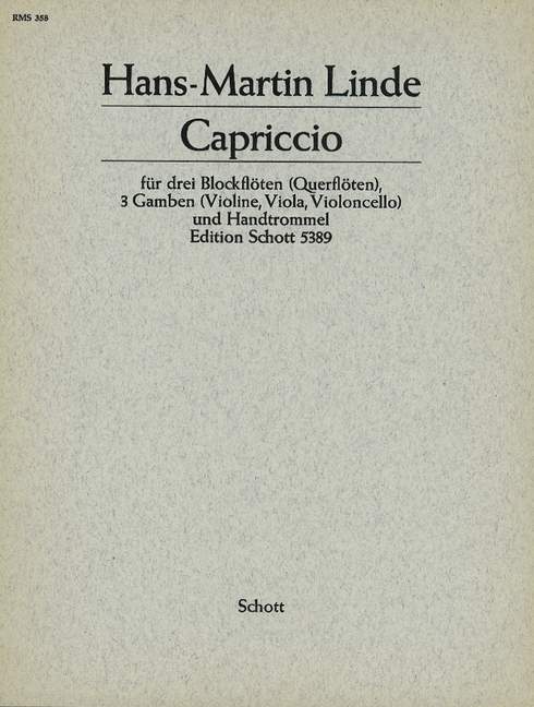 Vorderes Coverbild Capriccio 