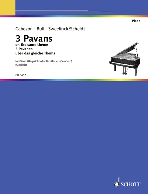Vorderes Coverbild 3 Pavanen über das gleiche Thema 