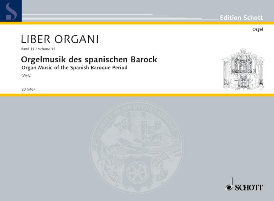 Vorderes Coverbild Orgelmusik des spanischen Barock Band 11