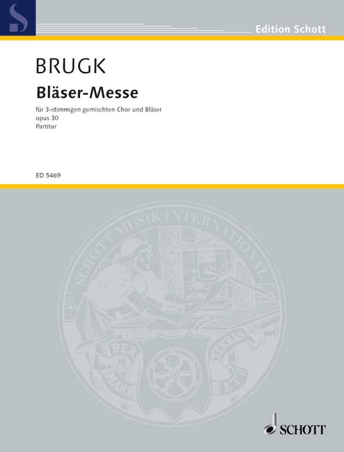 Vorderes Coverbild Bläser-Messe Werk 30 