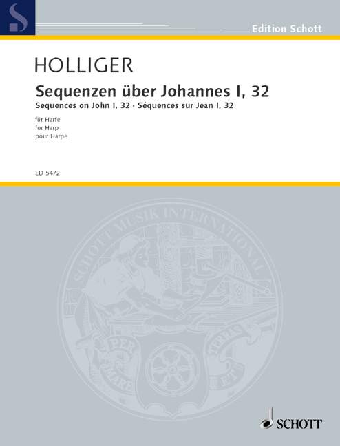 Vorderes Coverbild Sequenzen über Johannes I, 32 